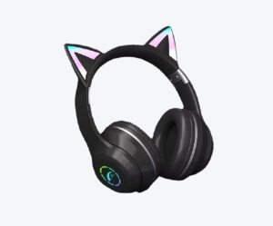 3C accessories (1) 【JPB】萌趣貓耳發光頭戴式藍牙耳機|40mm 大單元・藍牙 5.1