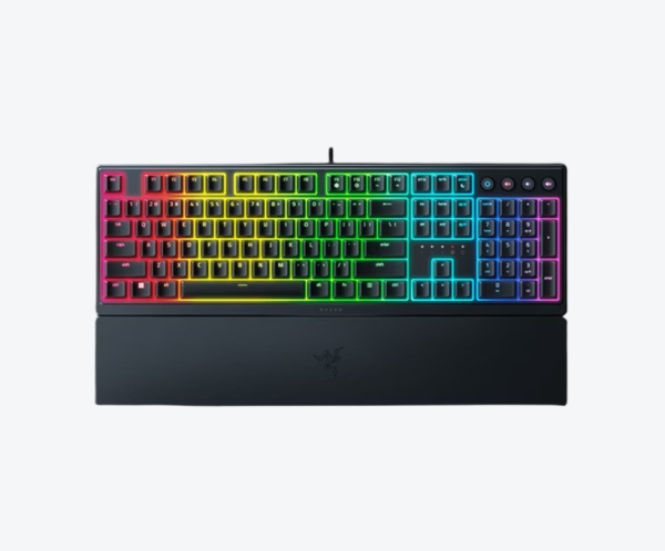3C accessories (37) 【Razer 雷蛇】Ornata V3 Chroma RGB 薄膜式電競鍵盤(中刻版)